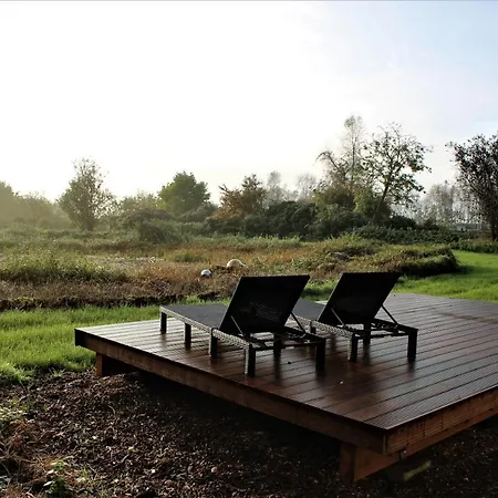 Ruhe Unter Reet-Haus Mit Sauna, Whirlpool Und Kamin Gnarrenburg Eksteriør billede