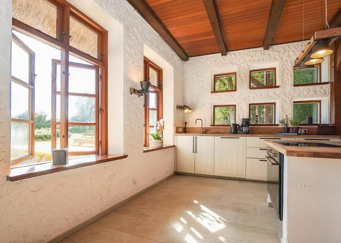 Ruhe Unter Reet-Haus Mit Sauna, Whirlpool Und Kamin